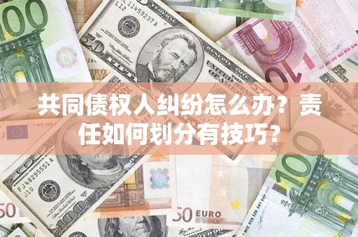 武汉共同债权人纠纷怎么办？责任如何划分有技巧？