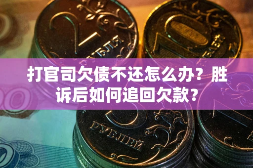 武汉打官司欠债不还怎么办？胜诉后如何追回欠款？
