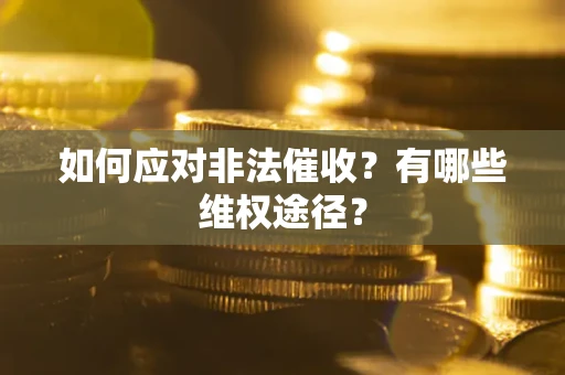 武汉如何应对非法催收？有哪些维权途径？