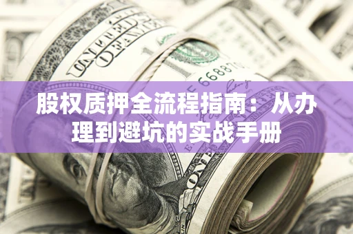 武汉股权质押全流程指南：从办理到避坑的实战手册