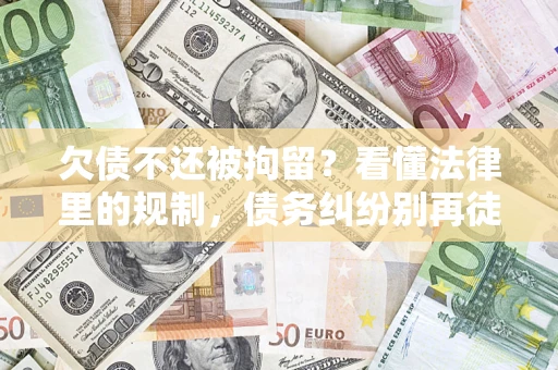 武汉欠债不还被拘留？看懂法律里的规制，债务纠纷别再徒劳奔波