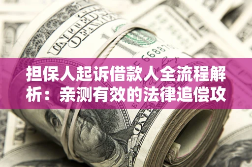 武汉担保人起诉借款人全流程解析：亲测有效的法律追偿攻略