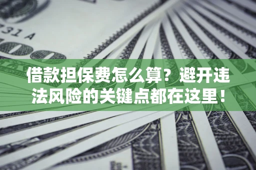 武汉借款担保费怎么算？避开违法风险的关键点都在这里！