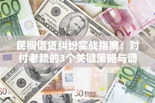 武汉民间借贷纠纷实战指南：对付老赖的3个关键策略与调解盲区解析