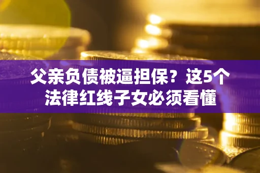 武汉父亲负债被逼担保？这5个法律红线子女必须看懂