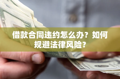 武汉借款合同违约怎么办？如何规避法律风险？